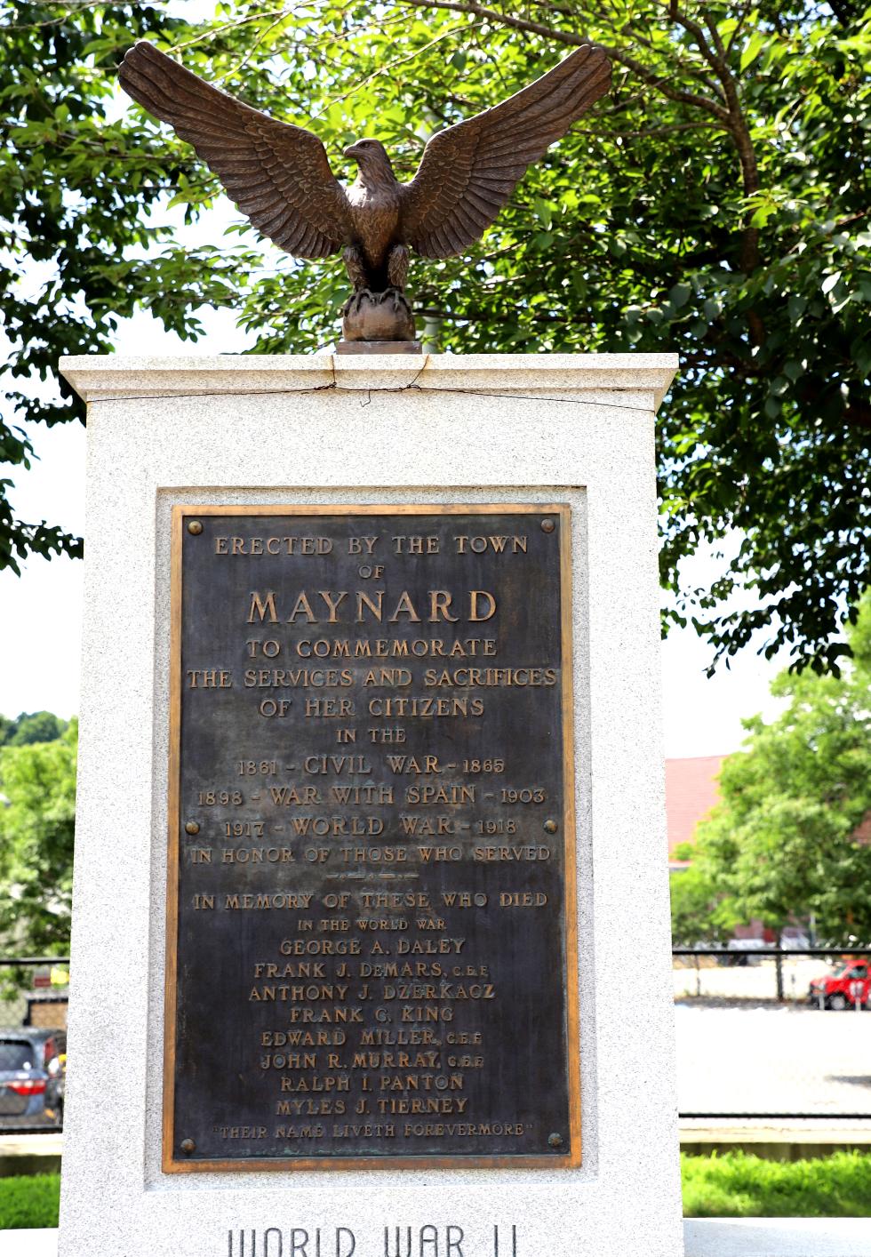 Maynard Massachusetts Veterans Memorial