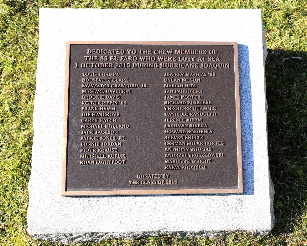 Merchant Marine Academy SS El Faro Memorial  - Bourne Massachusetts