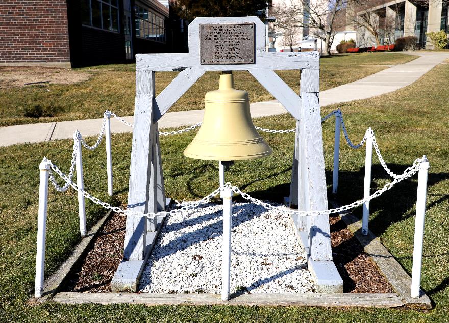 Merchant Marine Academy  Lost at Sea Memorial Bell - Bourne Massachusetts