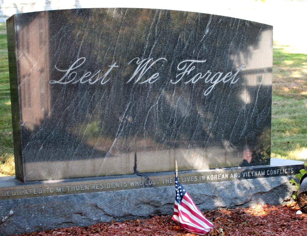 Metheun Massachusetts Korean War & Vietnam War Veterans Memorial