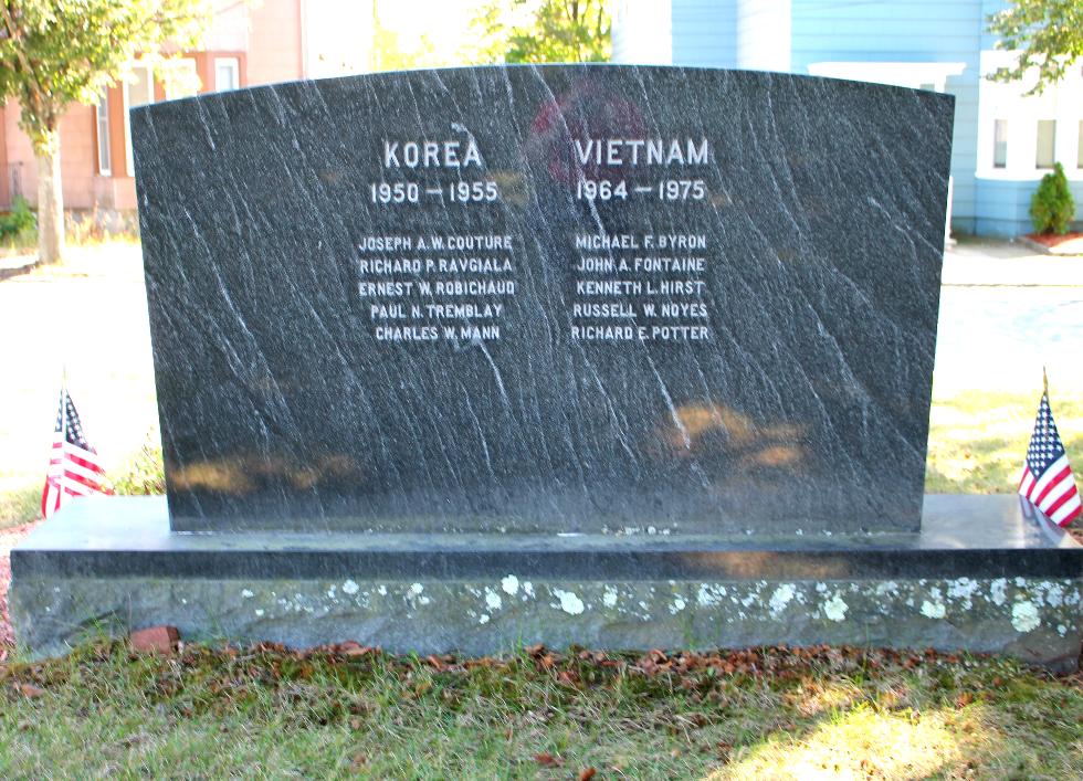 Metheun Massachusetts Korean War & Vietnam War Veterans Memorial