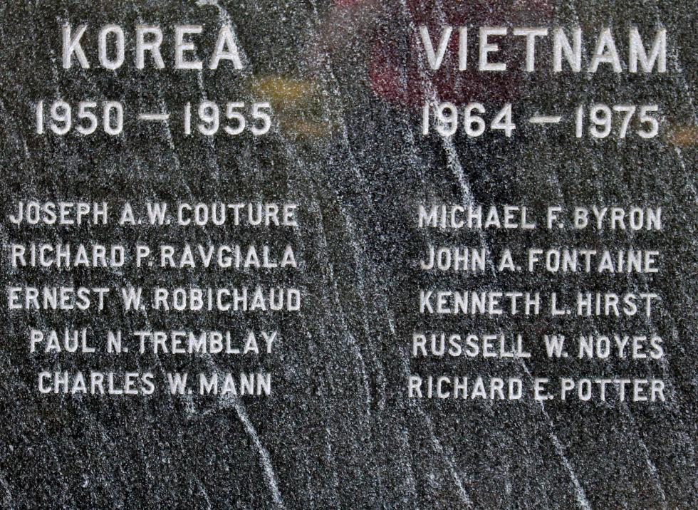 Metheun Massachusetts Korean War & Vietnam War Veterans Memorial