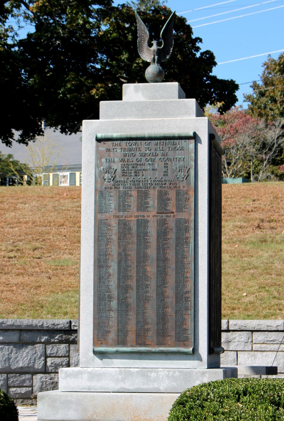 Metheun Massachusetts World War II Veterans Memorial