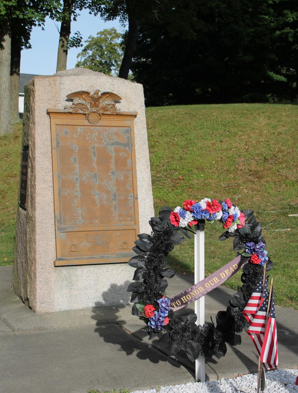 Millbury Massachusetts World War I Veterans Memorial