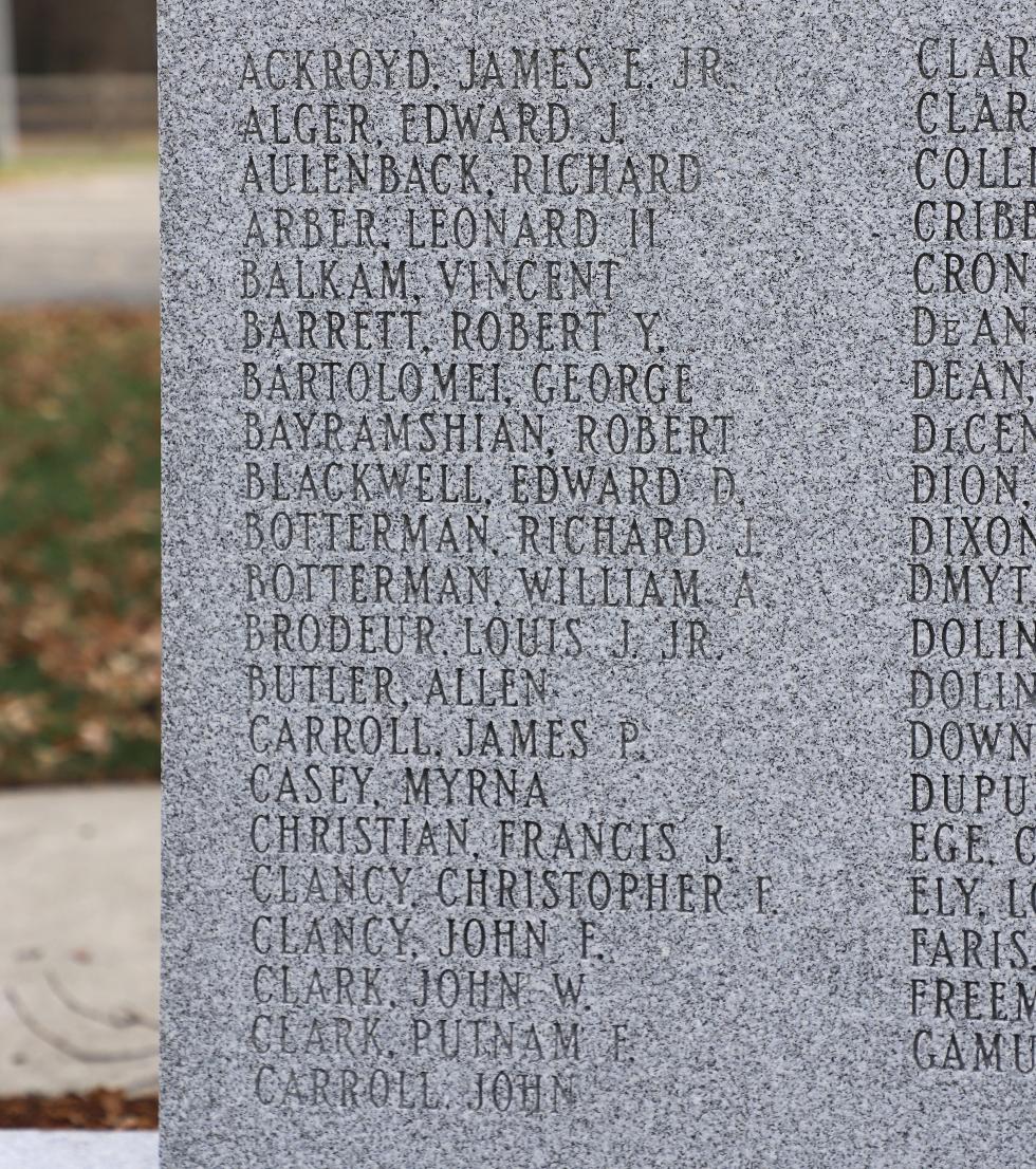 Millis Massachusetts Korean War Veterans Memorial