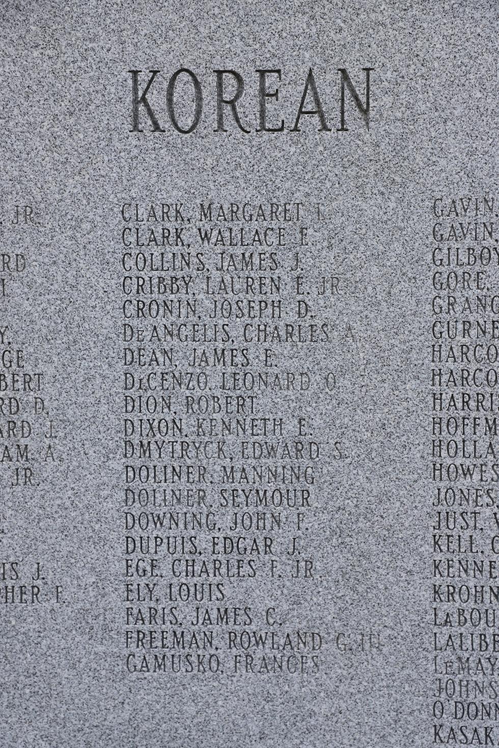Millis Massachusetts Korean War Veterans Memorial