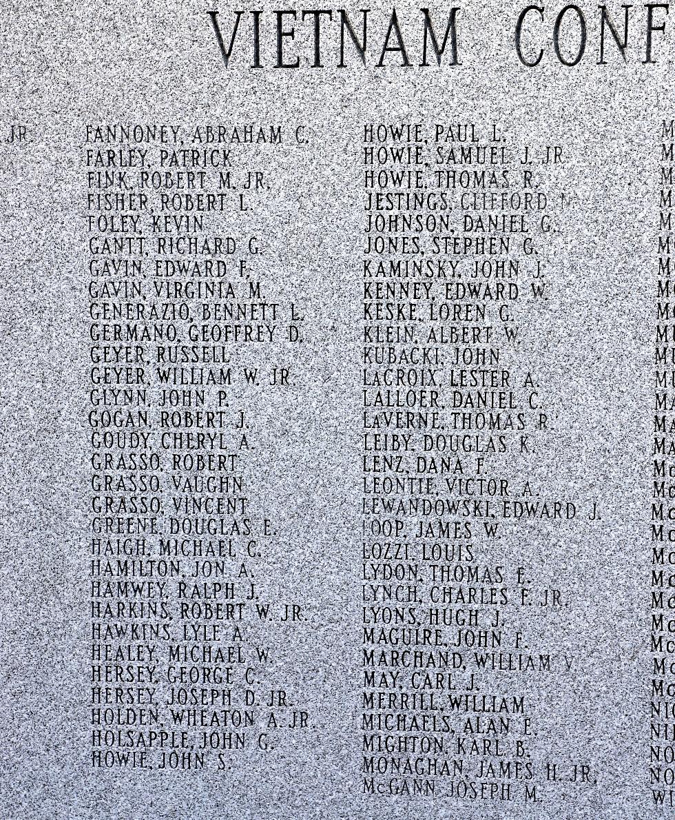 Millis Massachusetts Vietnam War Veterans Memorial