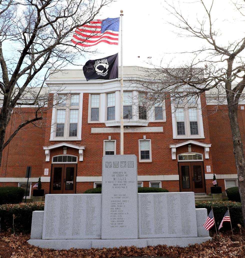 Millis Massachusetts World War II Veterans Memorial