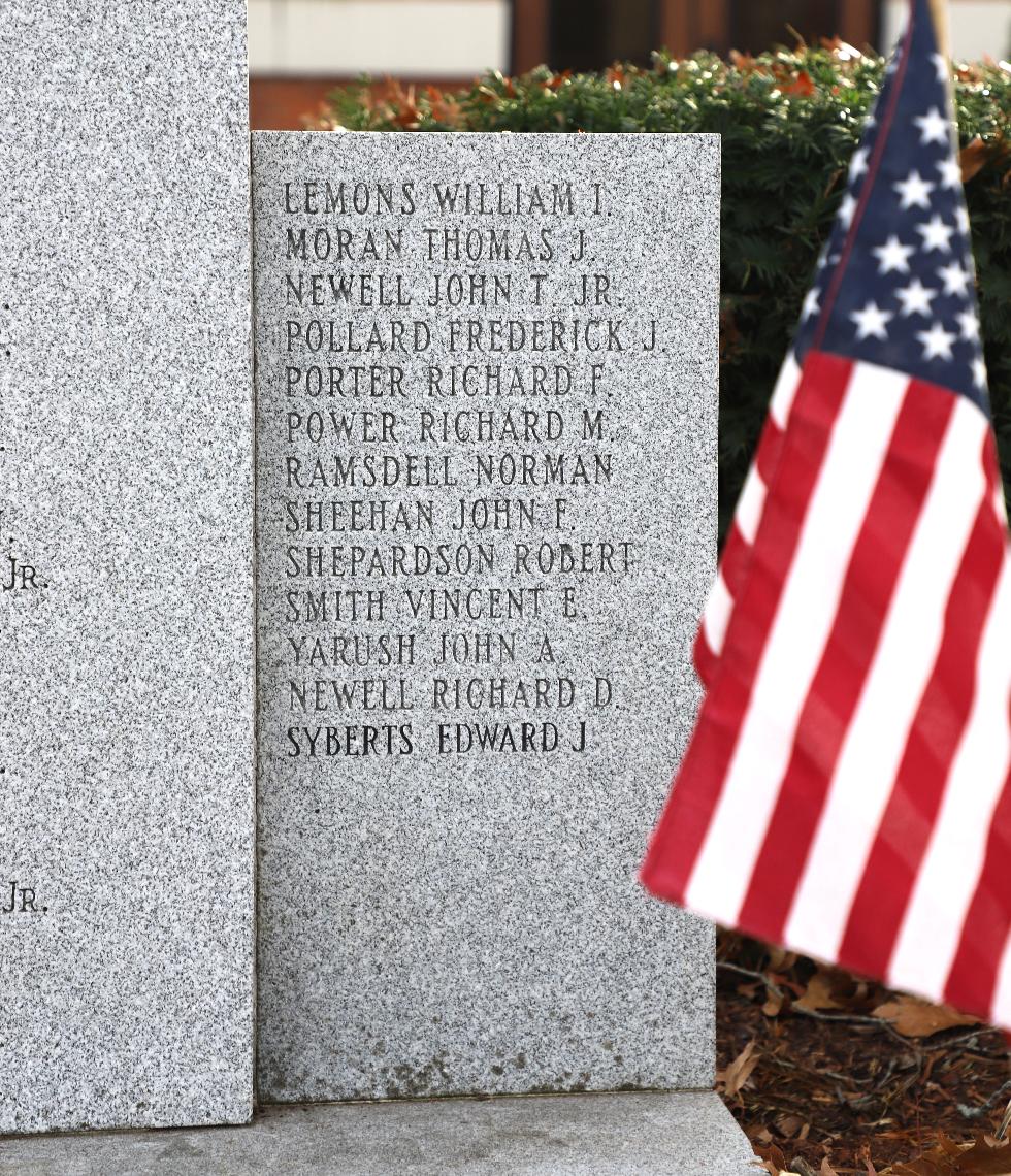 Millis Massachusetts World War II Veterans Memorial