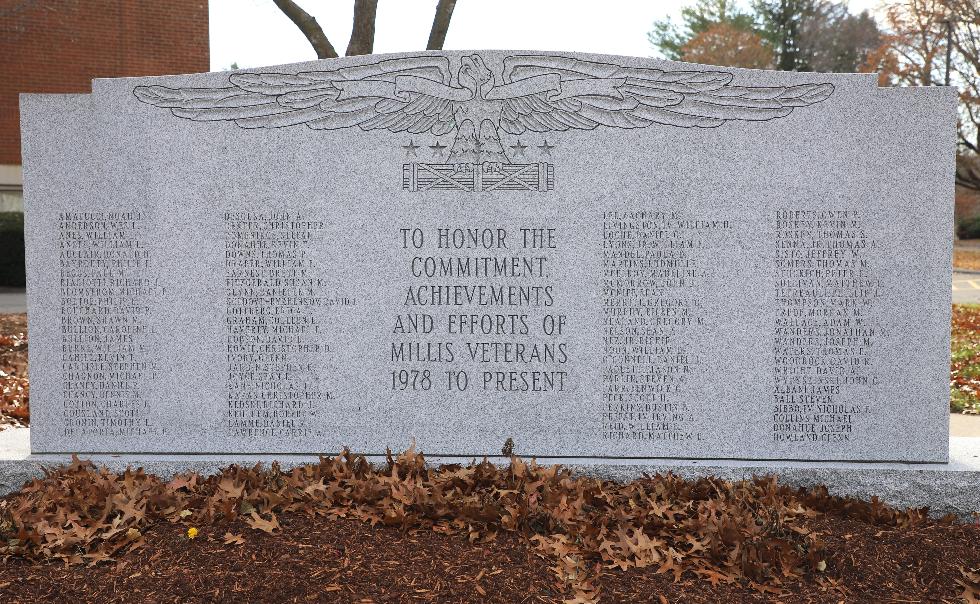 Millis Massachusetts Post 1978 Veterans Memorial