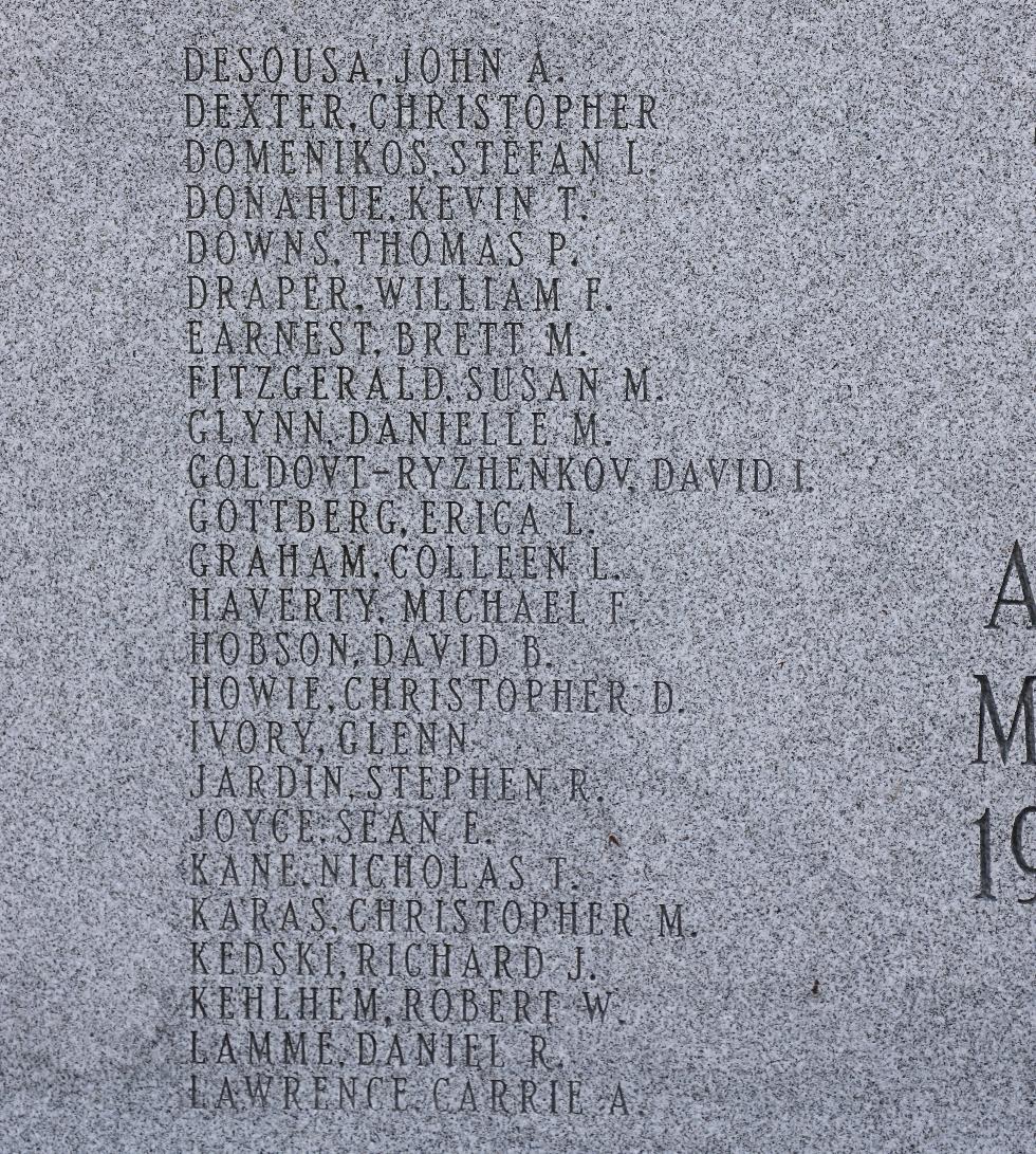 Millis Massachusetts Post 1978 Veterans Memorial