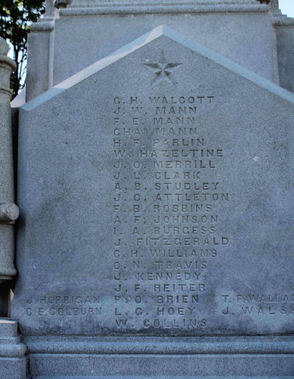 Natick Massachusetts Civil War Memorial