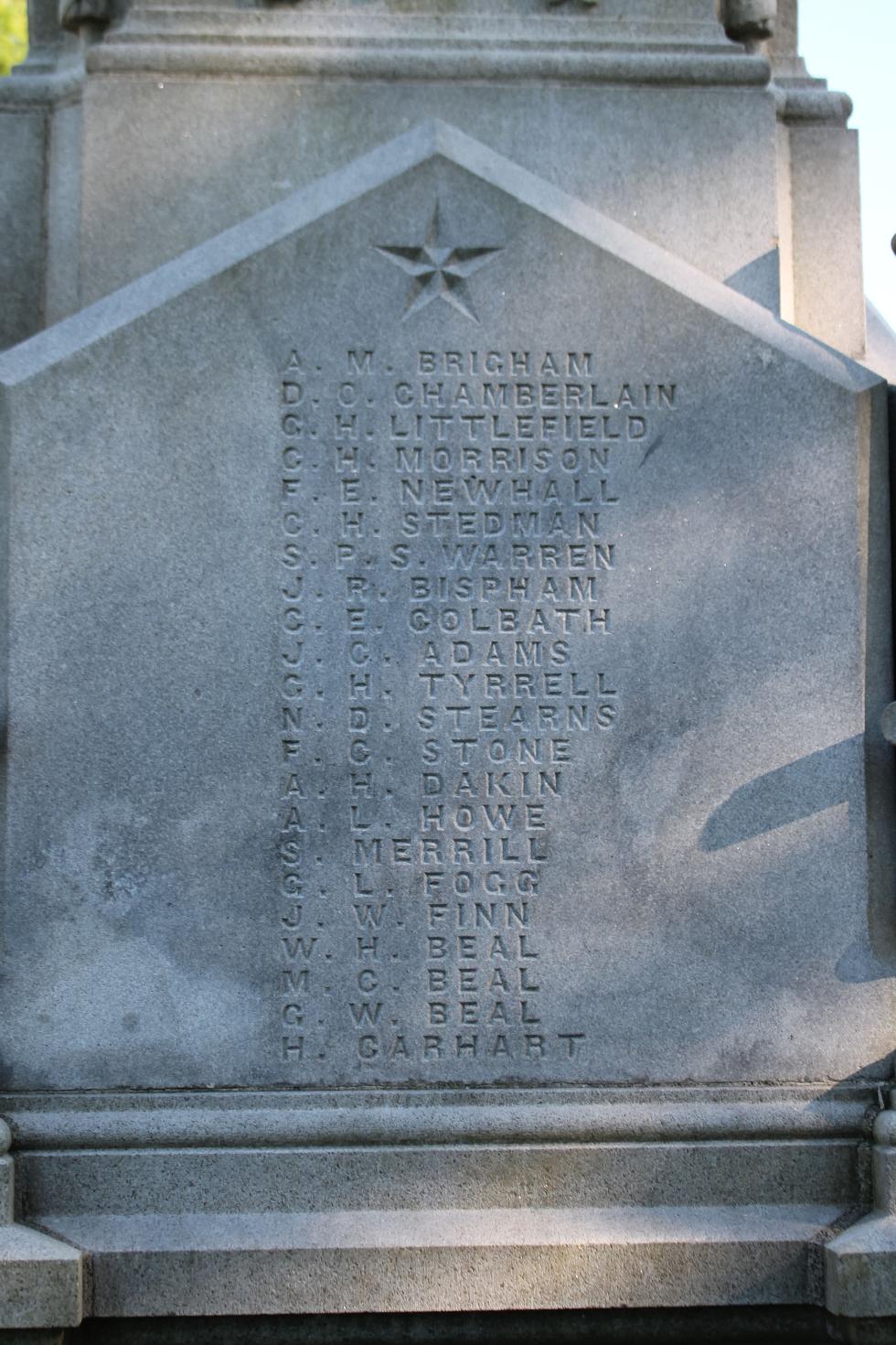 Natick Massachusetts Civil War Memorial