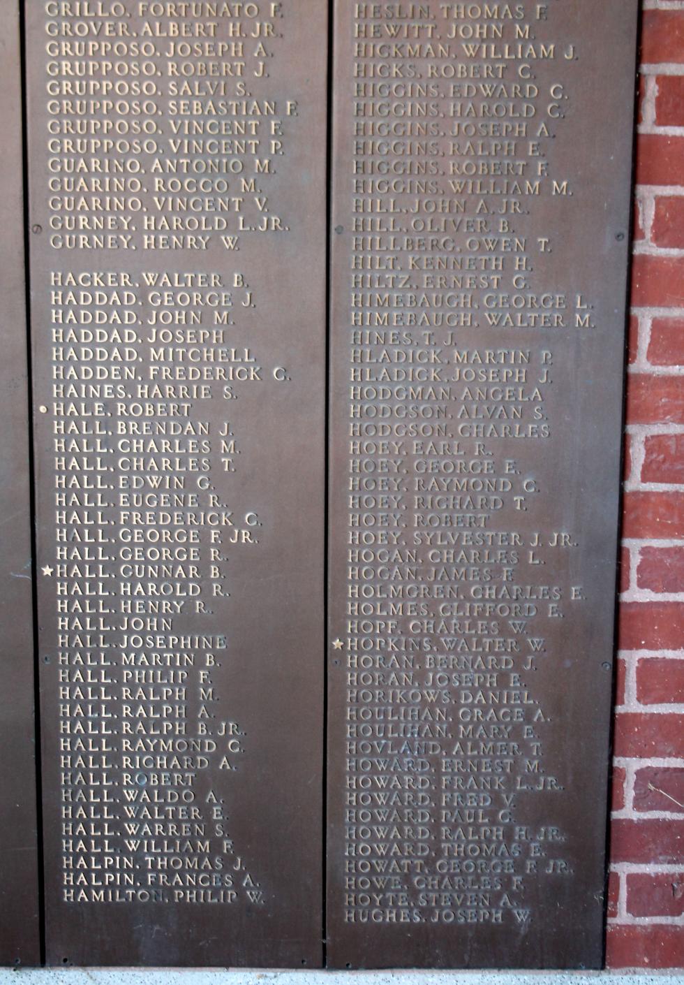 Natick Massachusetts World War II Honor Roll