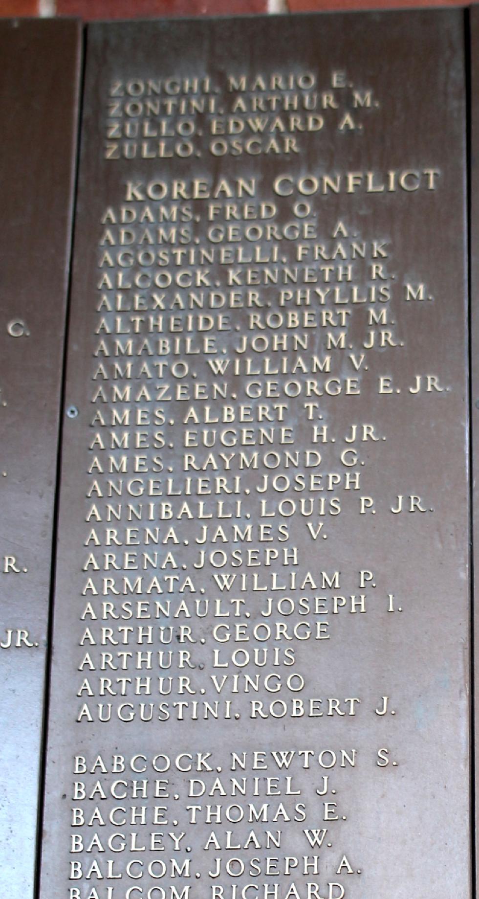 Natick Massachusetts World War II Honor Roll