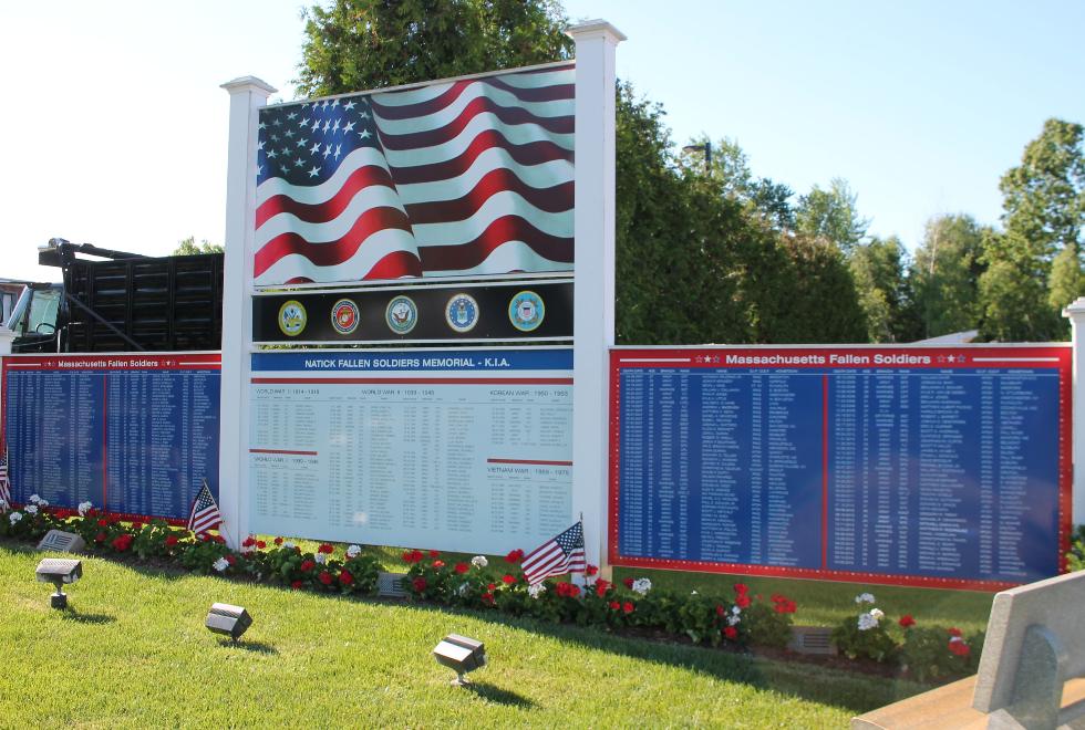 Natick Massachusetts Fallen Soldiers Memorial