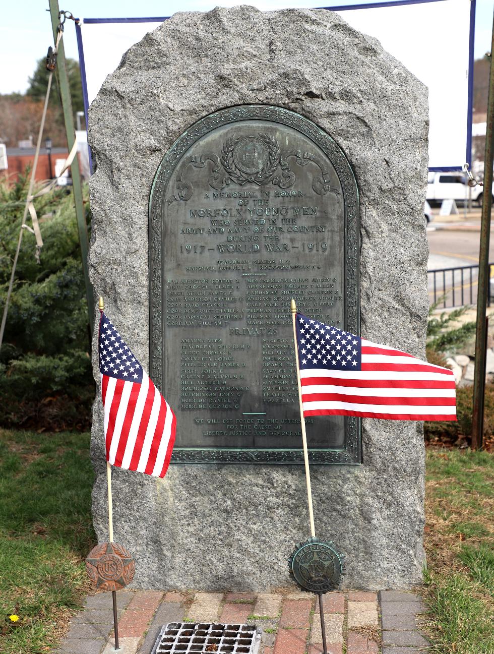 Norfolk Massachusetts World War I Veterans Memorial