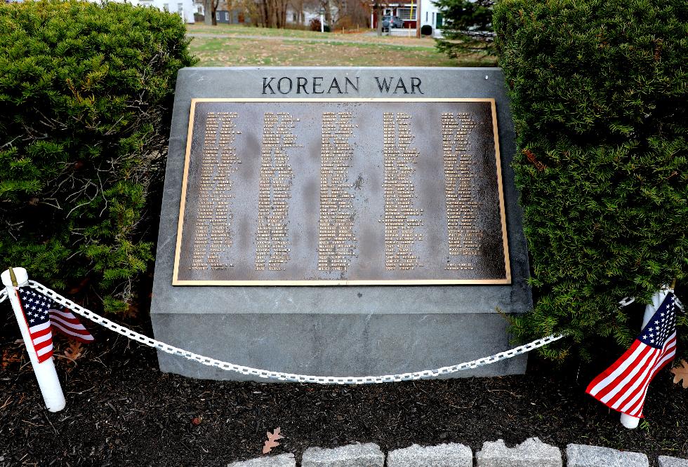 North Reading Massachusetts Korean War Veterans Memorial