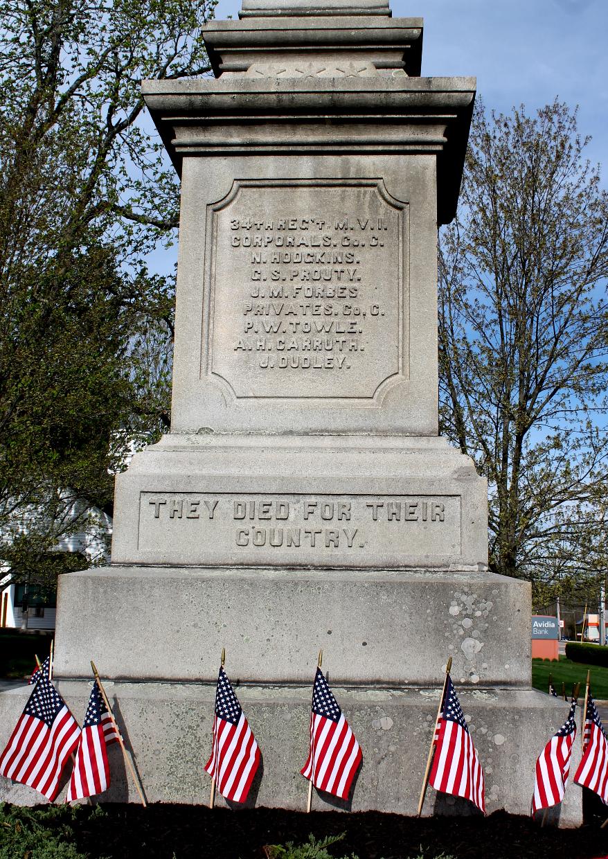 Northbotough Massachusetts Civil War Veterans Memorial