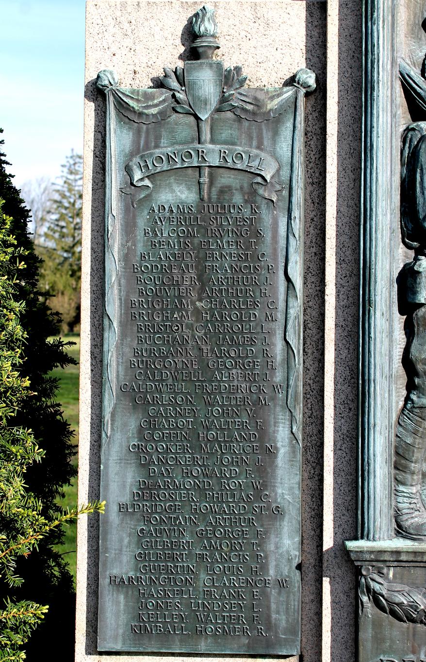 Northborough Massachusetts World War I Veterans Memorial