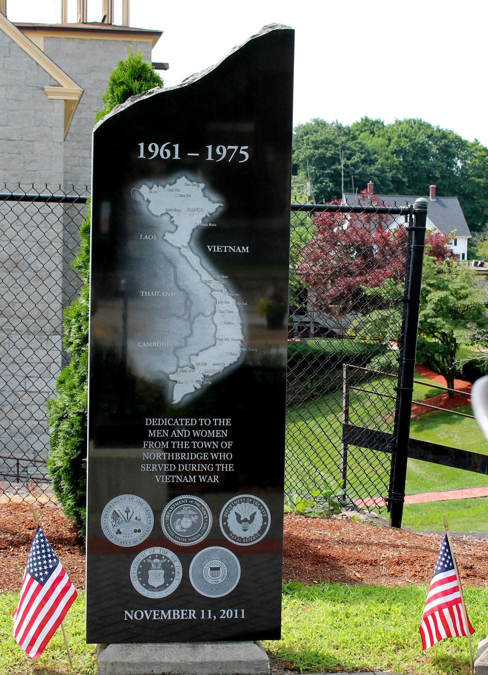 Northbridge Massachusetts Vietnam War Veterans Memorial