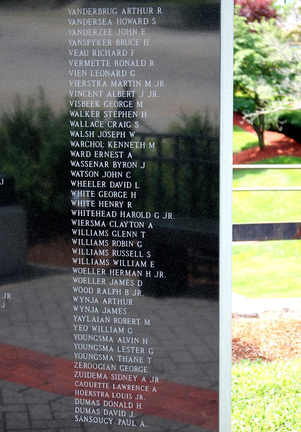 Northbridge Massachusetts Vietnam War Veterans Memorial