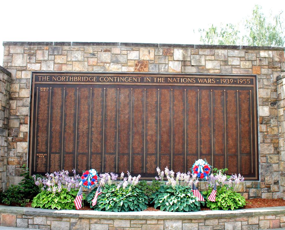 Northbridge Massachusetts World War II and Korean War Veterans Memorial