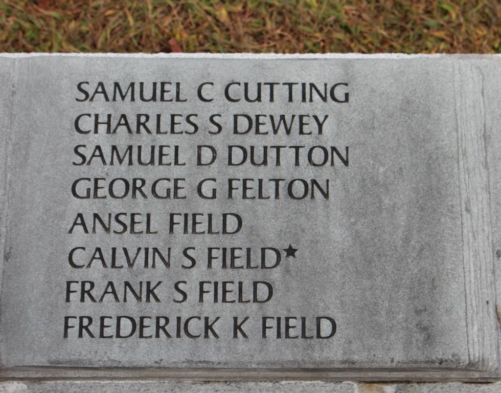 Northfield Massachusetts Civil War Veterans Walk of Heroes