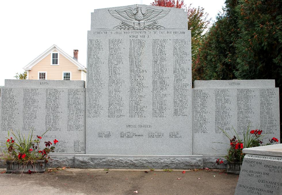 Northfield Massachusetts Veterans Memorial