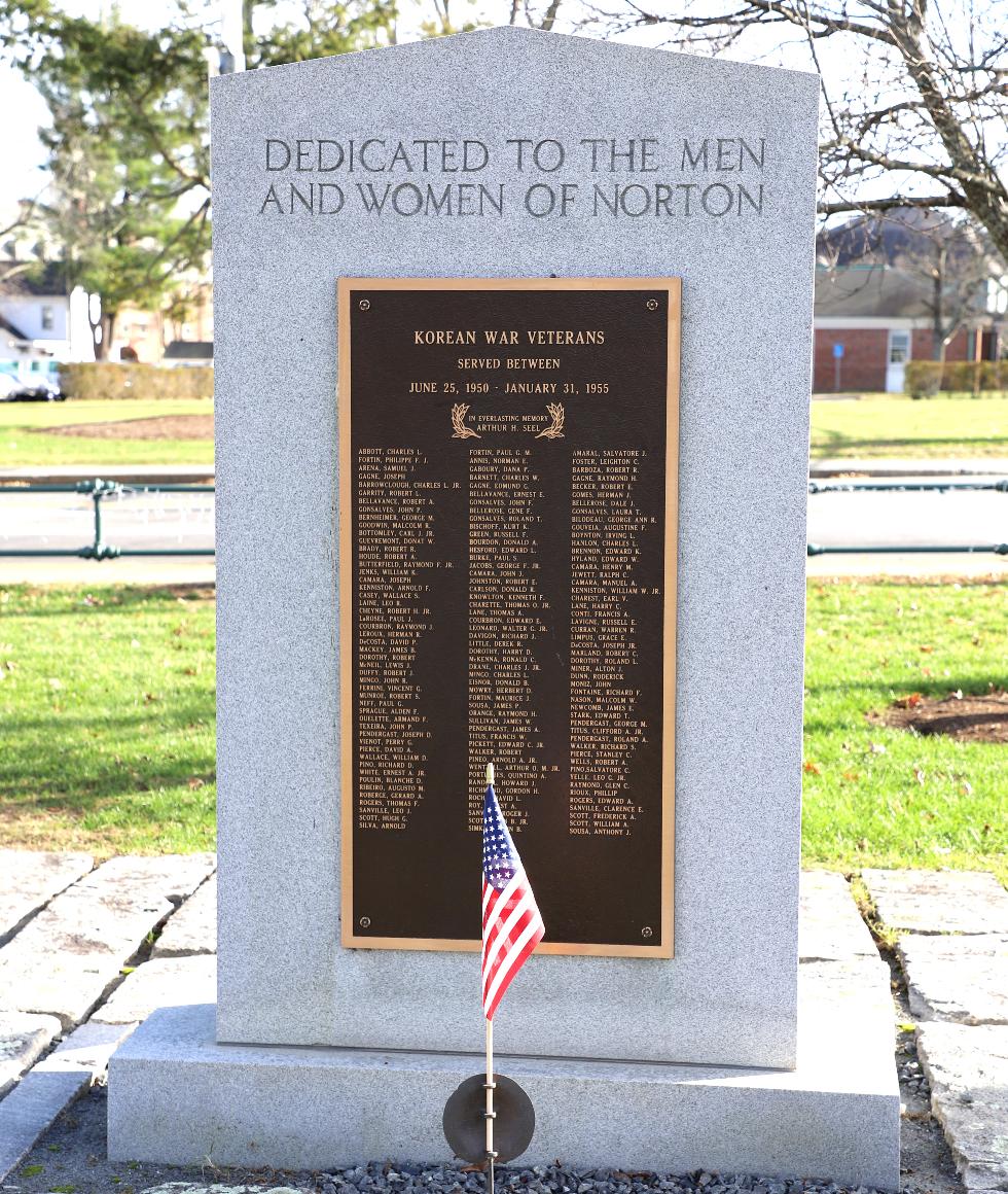 Norton Massachusetts Korean War Veterans Memorial