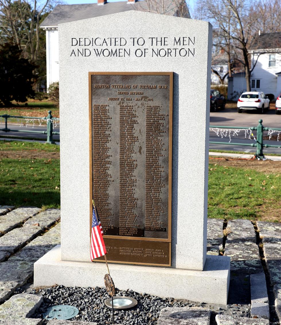 Norton Massachusetts Vietnam War Veterans Memorial