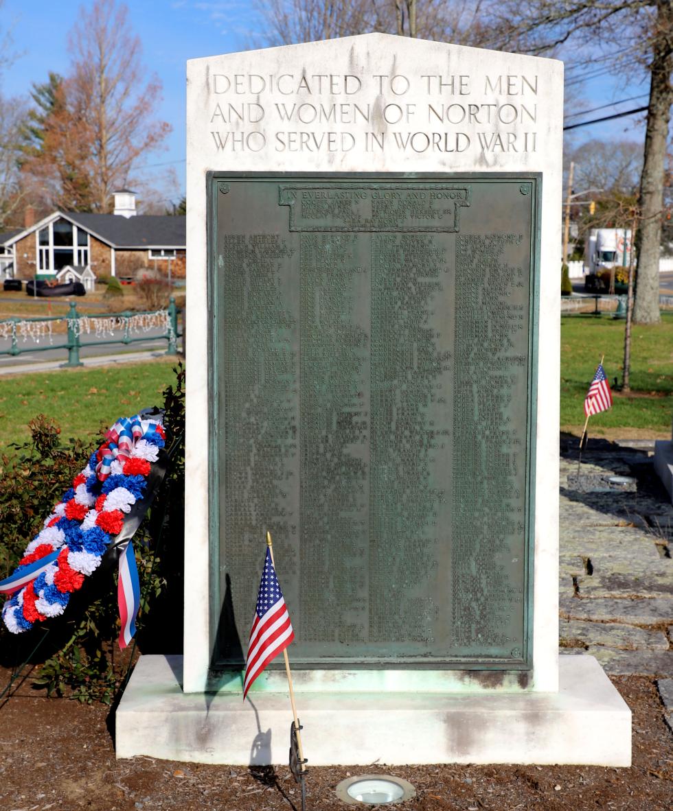 Norton Massachusetts World War II Veterans Memorial