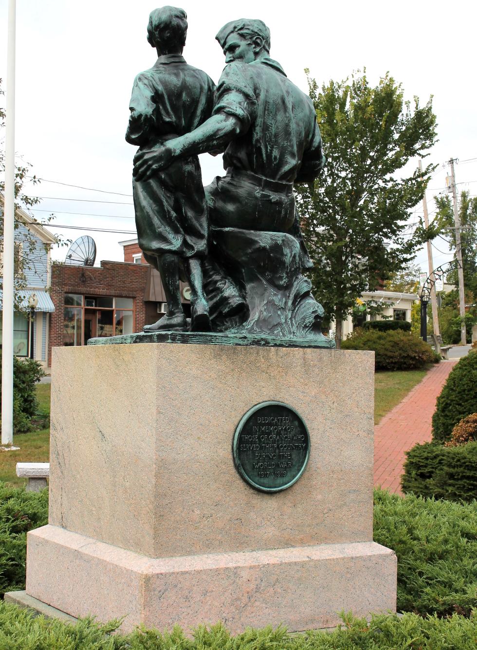 Orange Massachusetts World War I Veterans Memorial