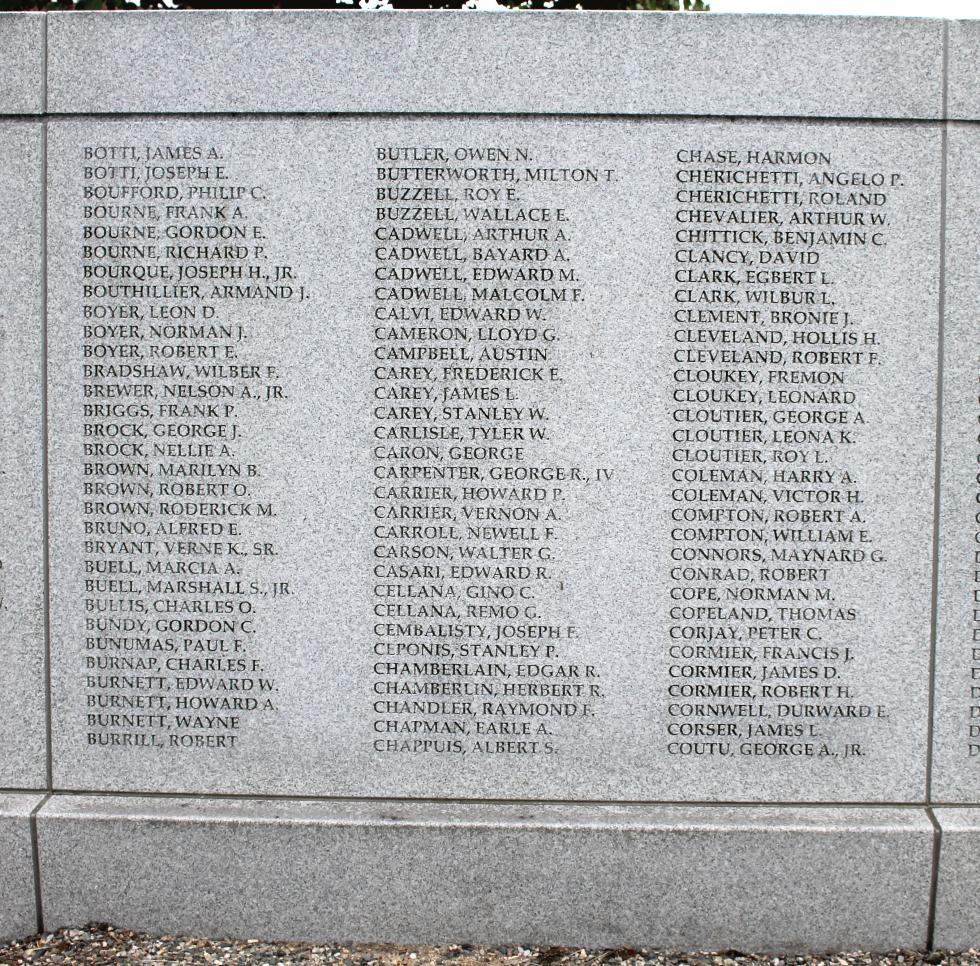 Orange Massachusetts World War II Veterans Memorial