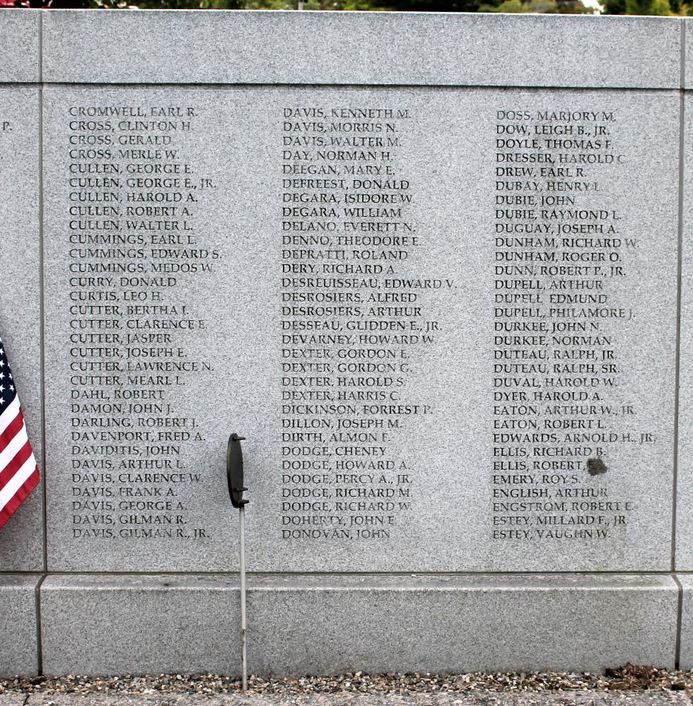 Orange Massachusetts World War II Veterans Memorial