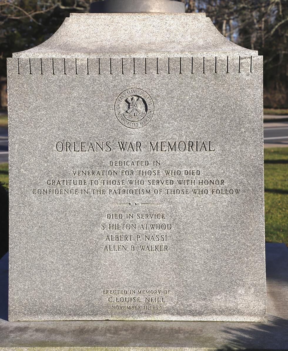 Orleans Massachusetts World War II Veterans Memorial