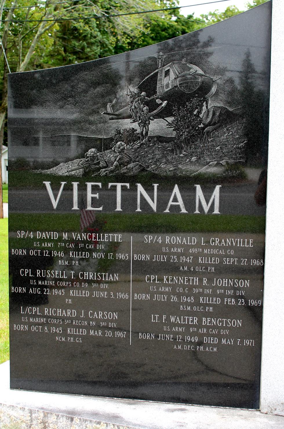 Oxford Mass Vietnam War Veterans Memorial