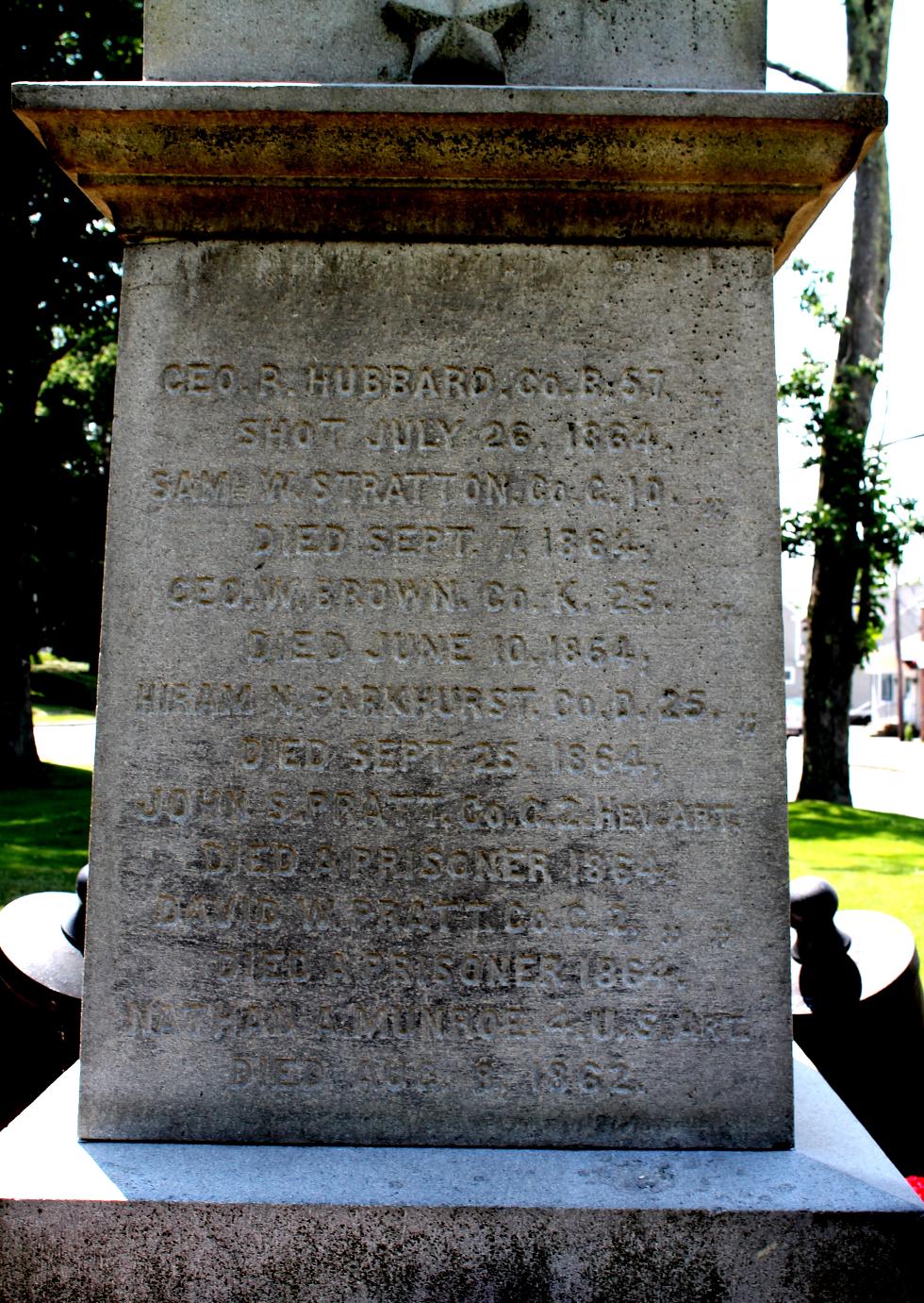 Paxton Massachusetts Civil War Memorial