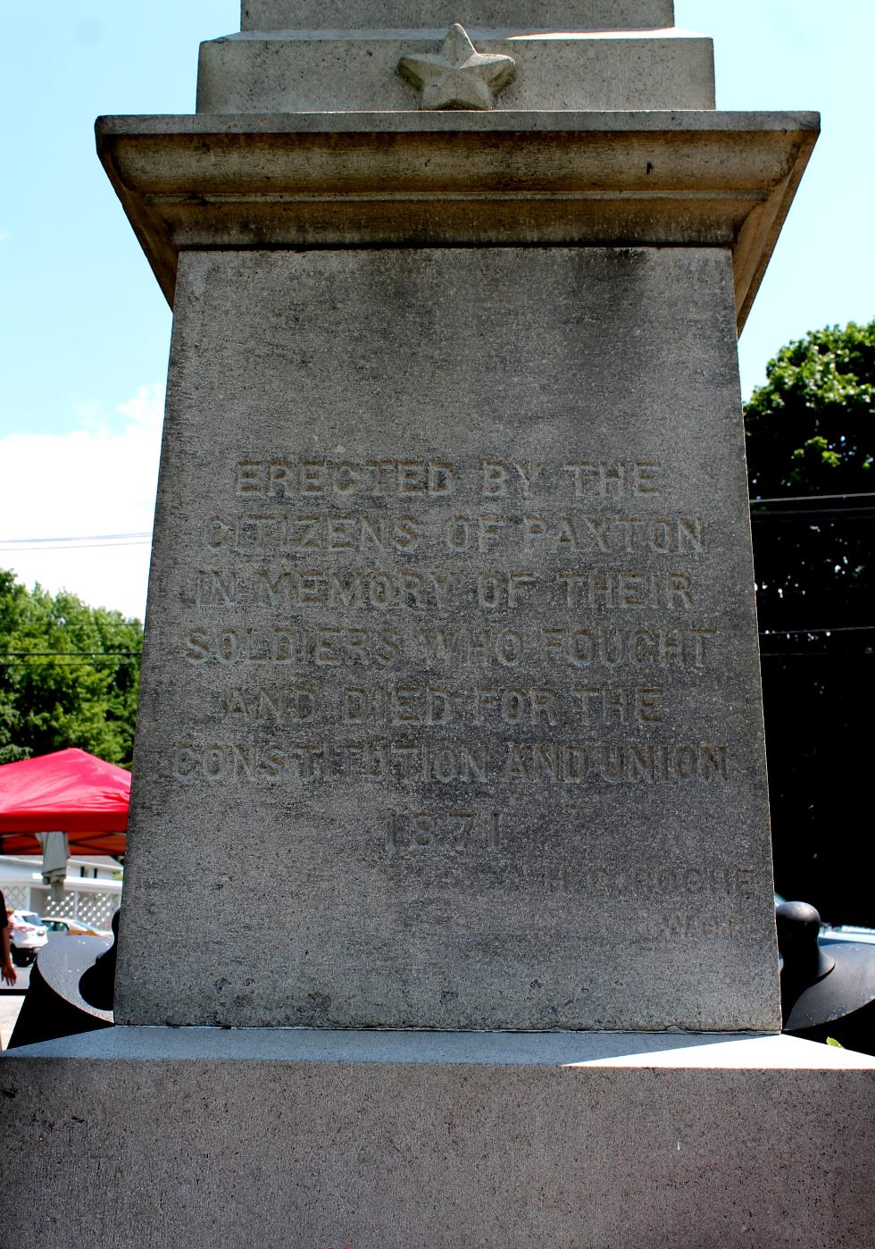 Paxton Massachusetts Civil War Memorial