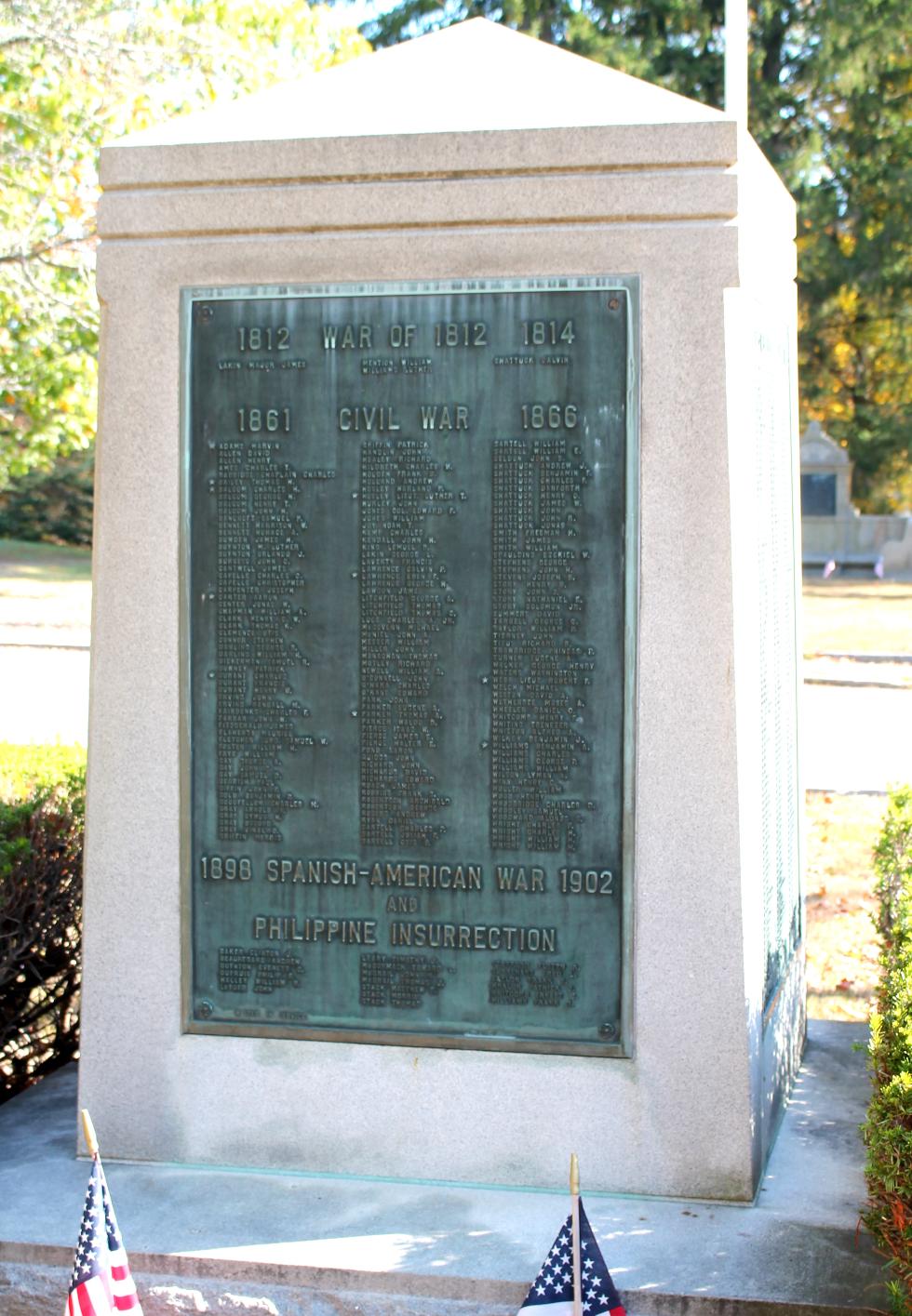 Pepperell Massachusetts Civil War Veterans Memorial