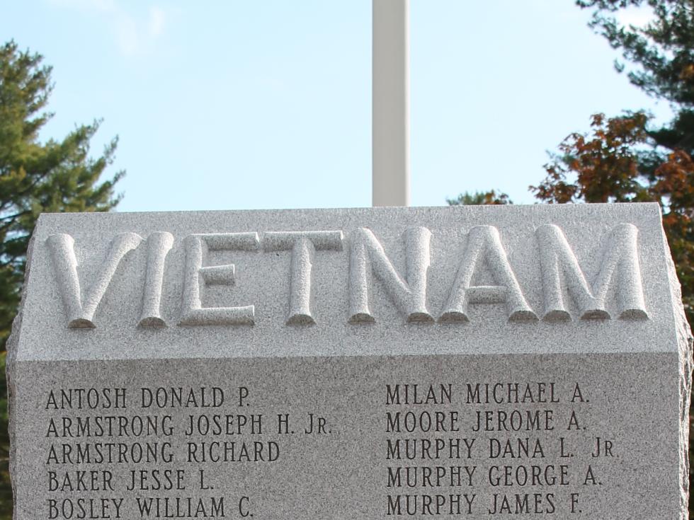 Pepperell Massachusetts Vietnam War Veterans Memorial