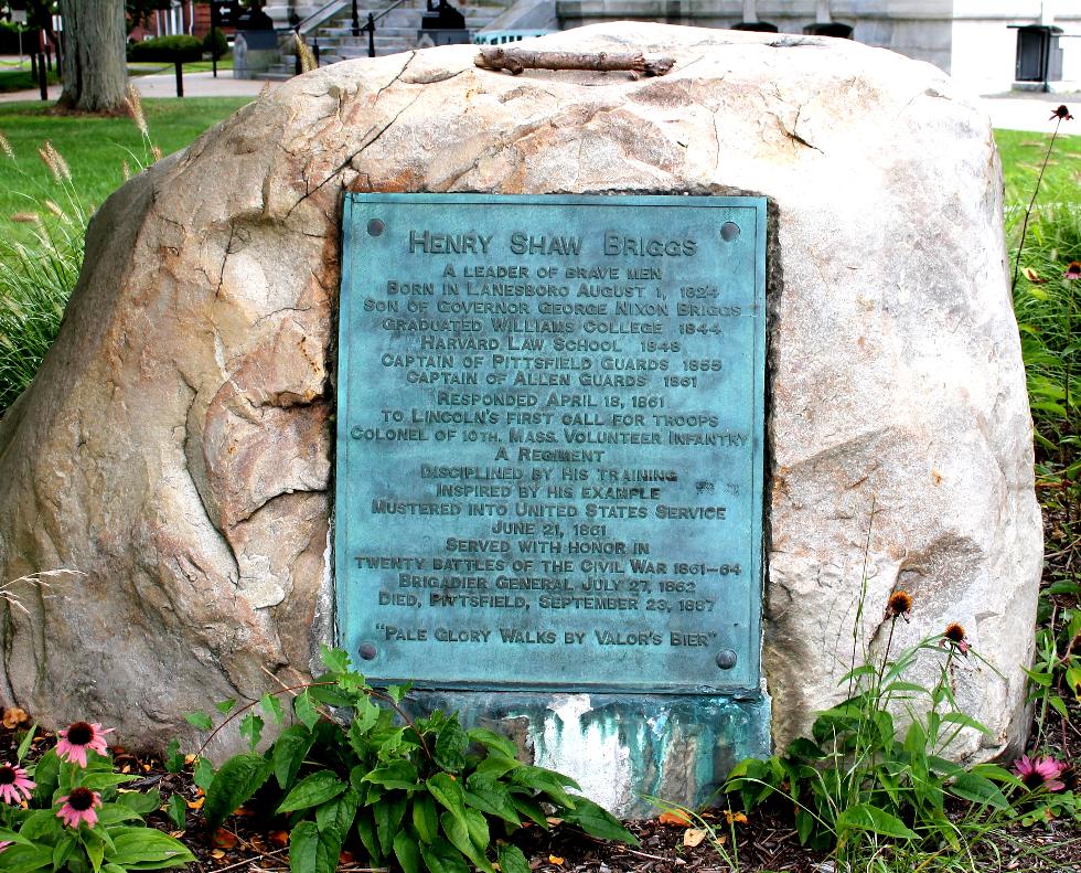 Henry Shaw Briggs Civil War Memorial Pittsfield Massachusetts