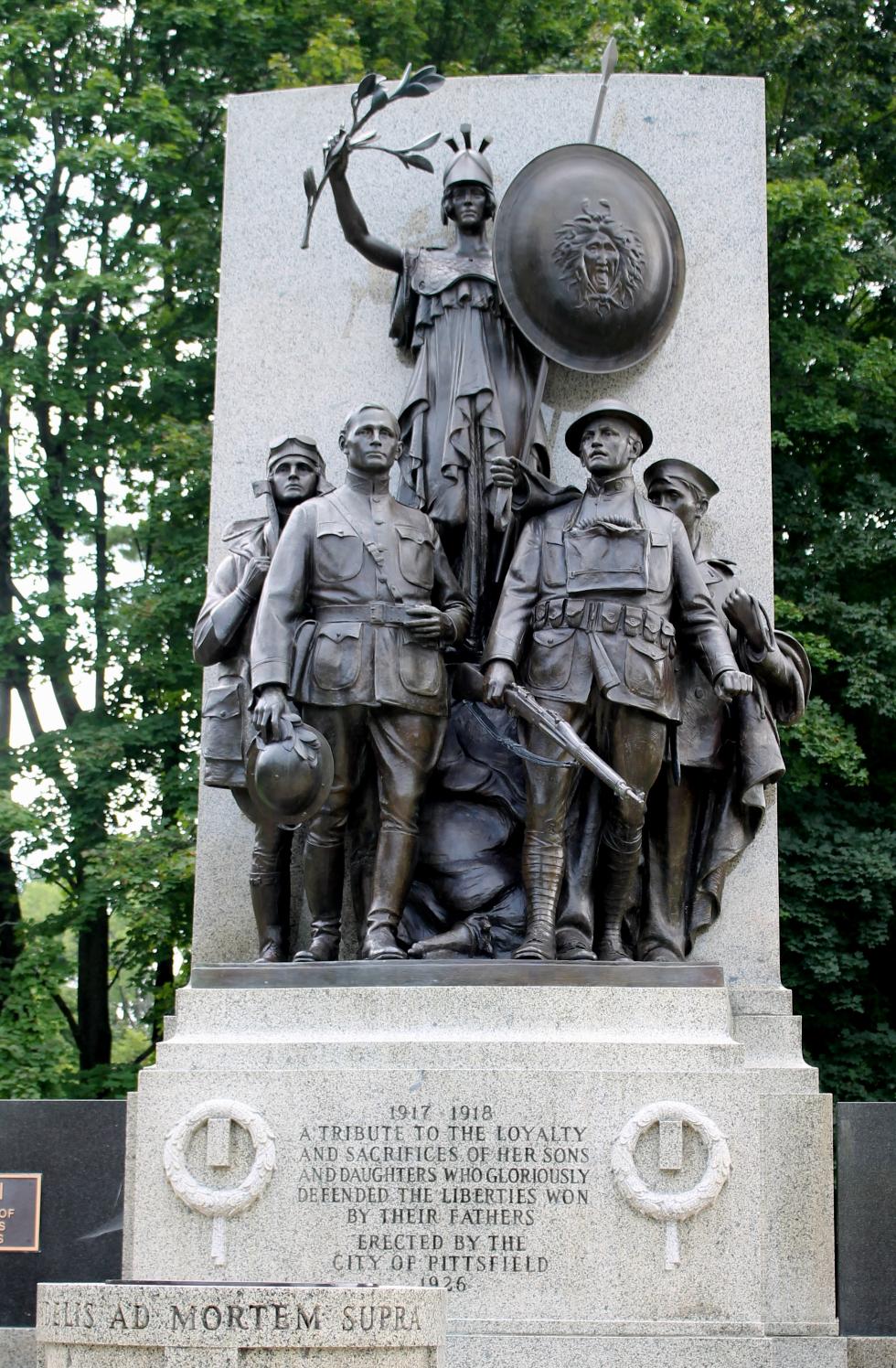 Pittsfield Massachusetts All Wars Veterans Memorial