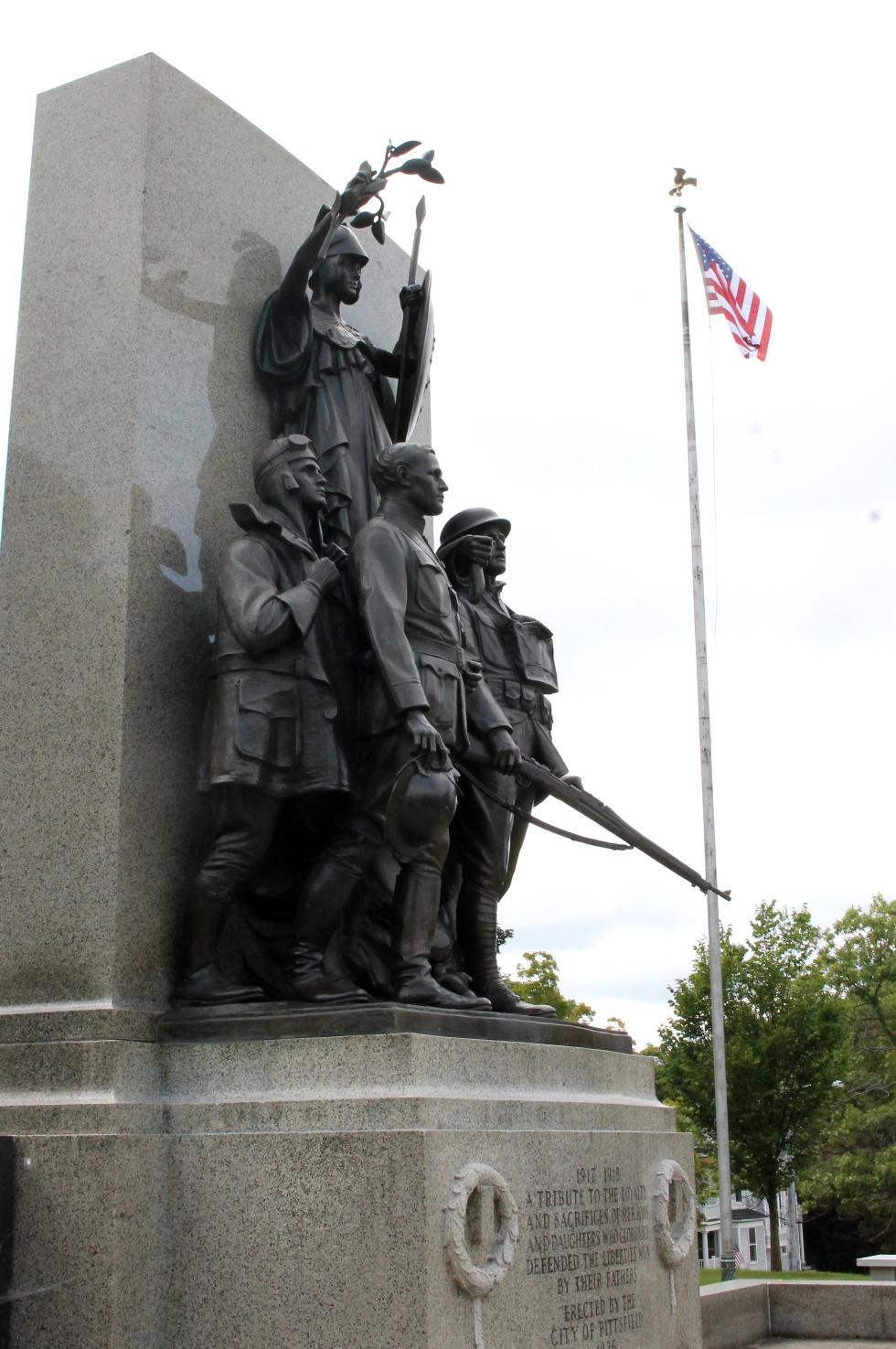 Pittsfield Massachusetts All Wars Veterans Memorial