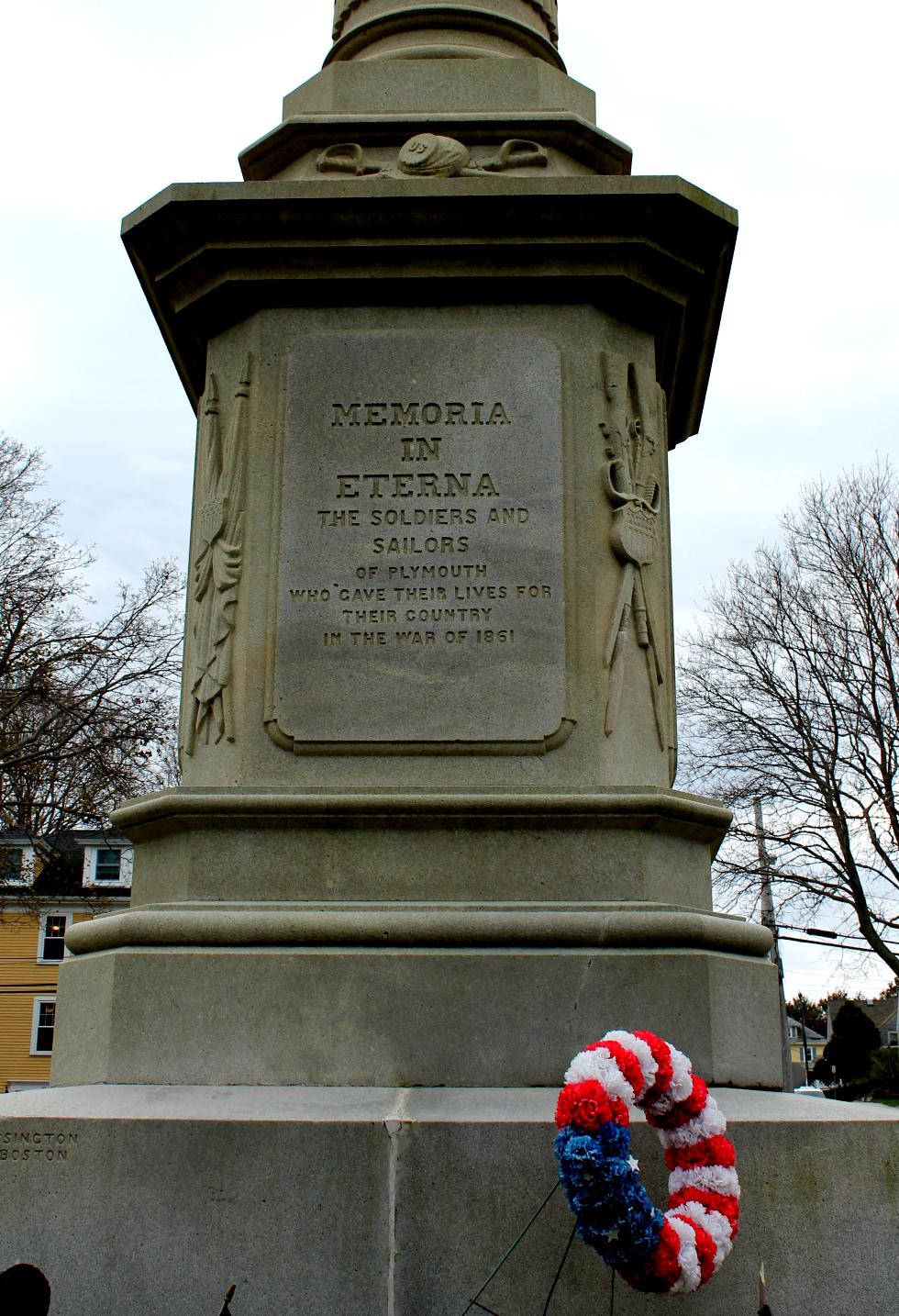 Plymouth Massachusetts Civil War Veterans Memorial