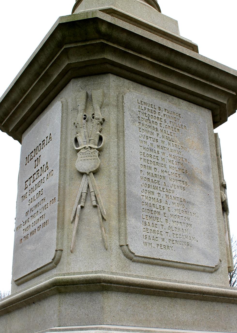 Plymouth Massachusetts Civil War Veterans Memorial