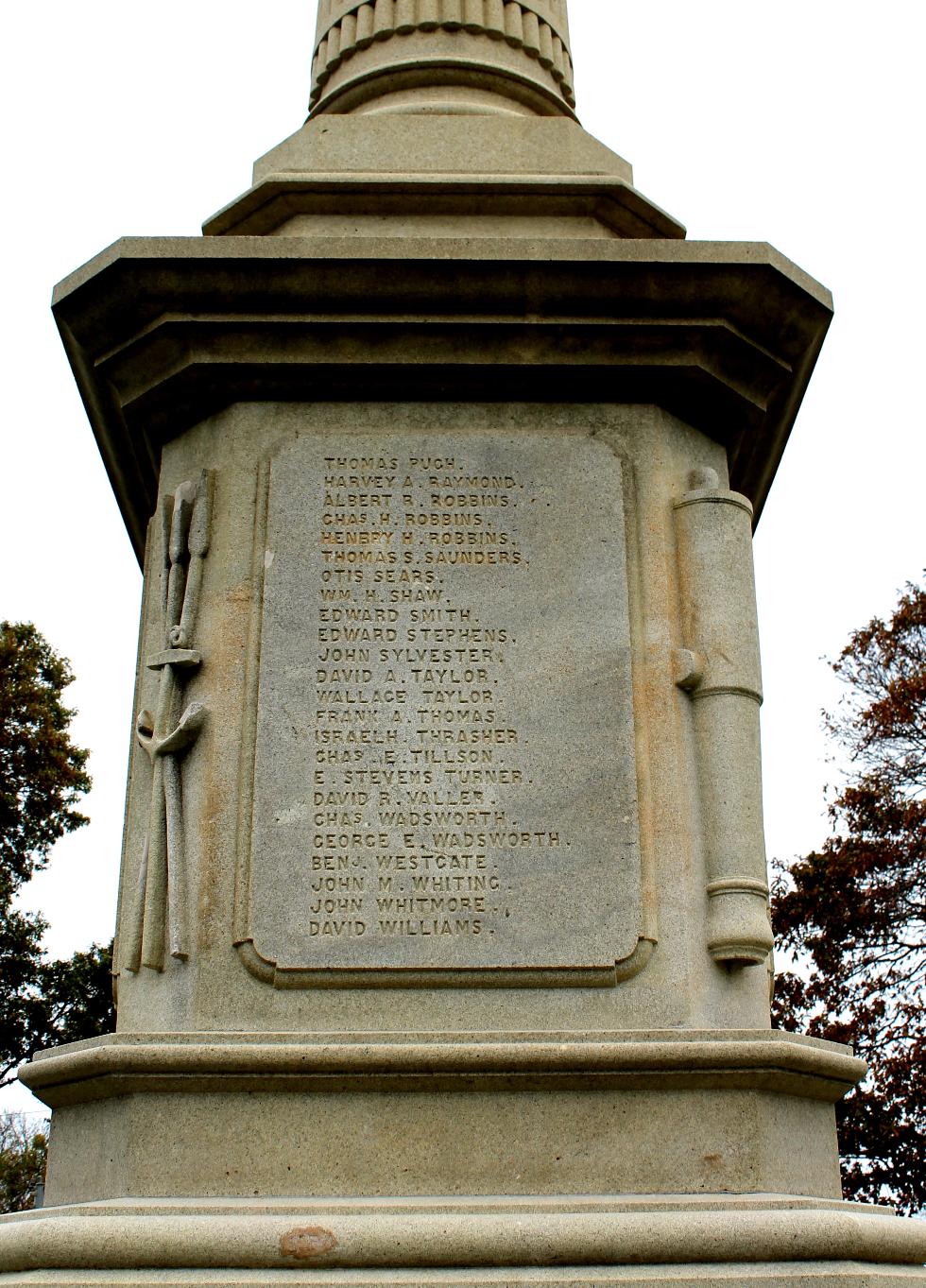 Plymouth Massachusetts Civil War Veterans Memorial