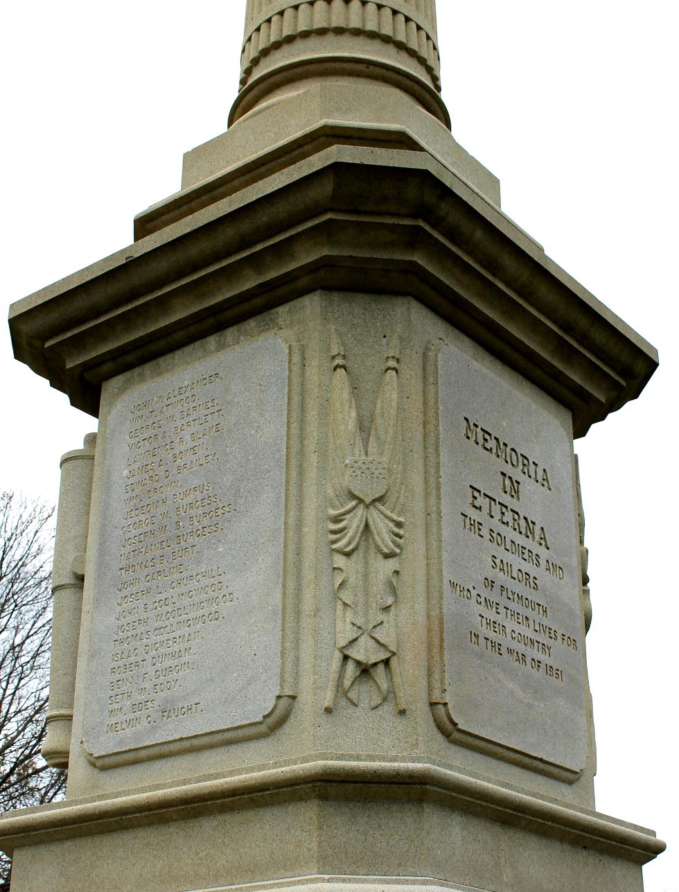 Plymouth Massachusetts Civil War Veterans Memorial