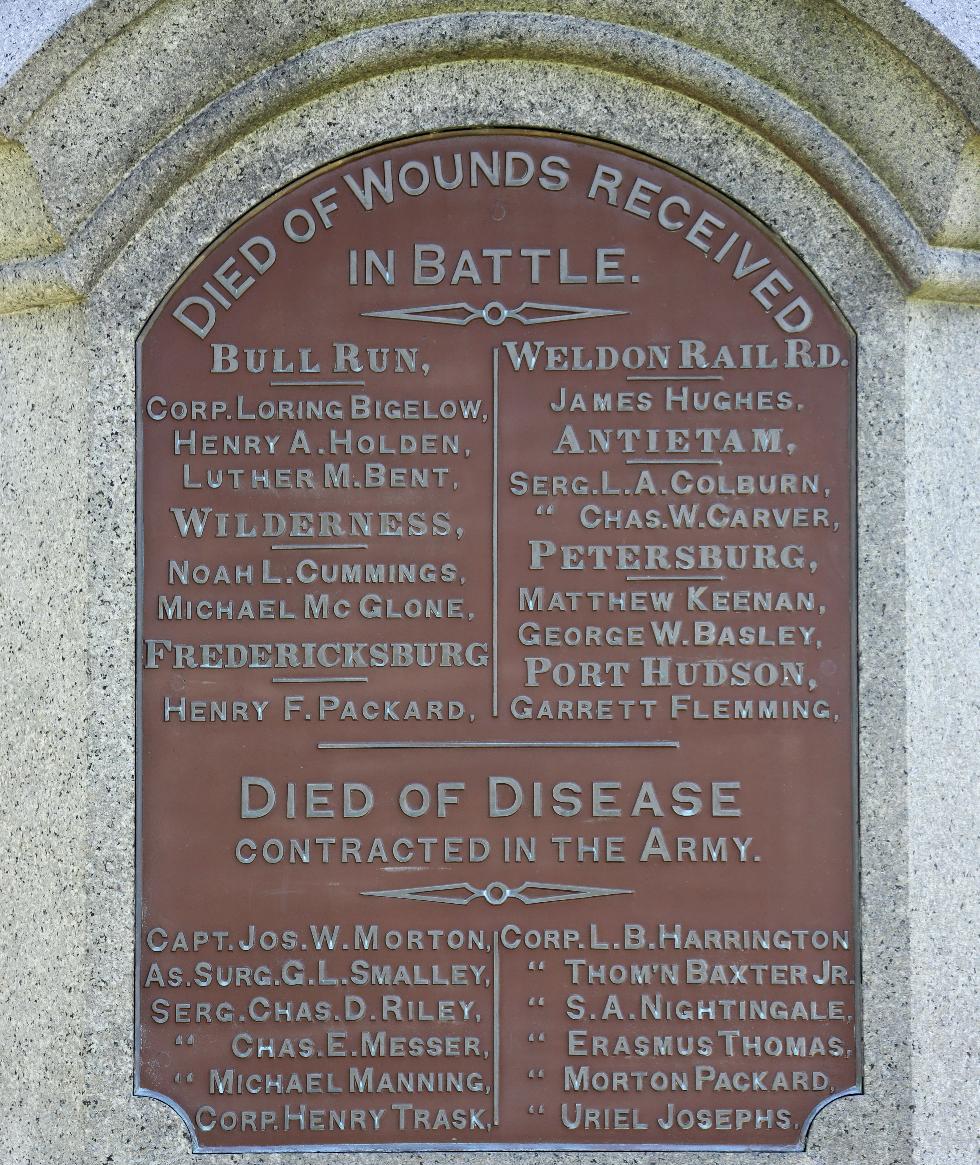 Quincy Massachusetts Civil War Veterans Memorial