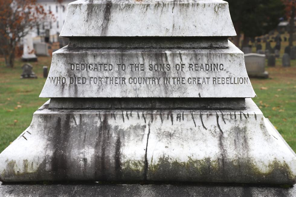 Reading Massachusetts Civil War Veterans Memorial